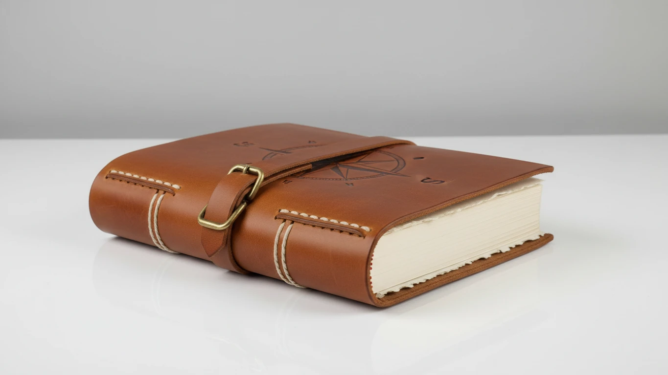 Caderno de Couro Artesanal Personalizado