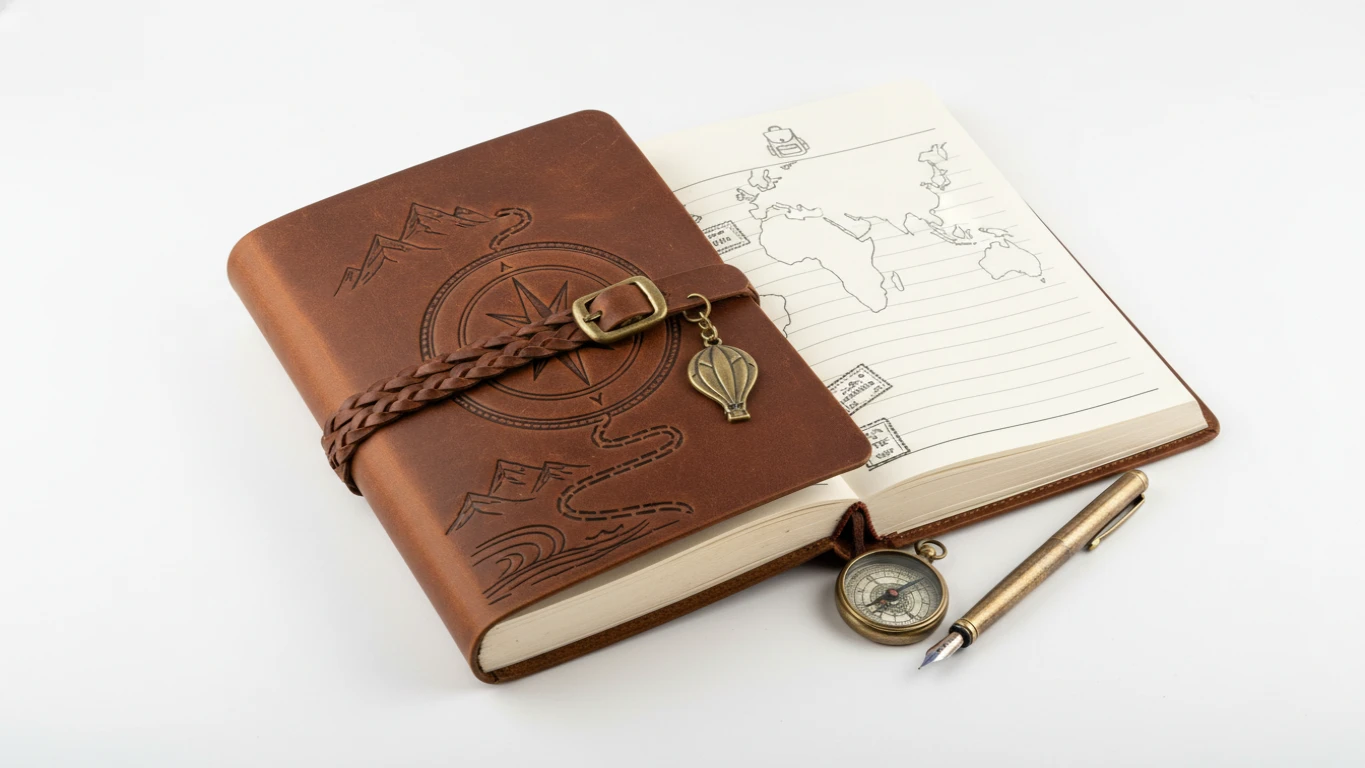 Caderno de Viagens Personalizado para Aventuras