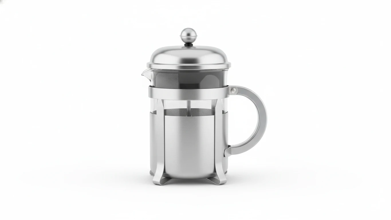 Cafeteira Prensa Francesa de Aço Inoxidável