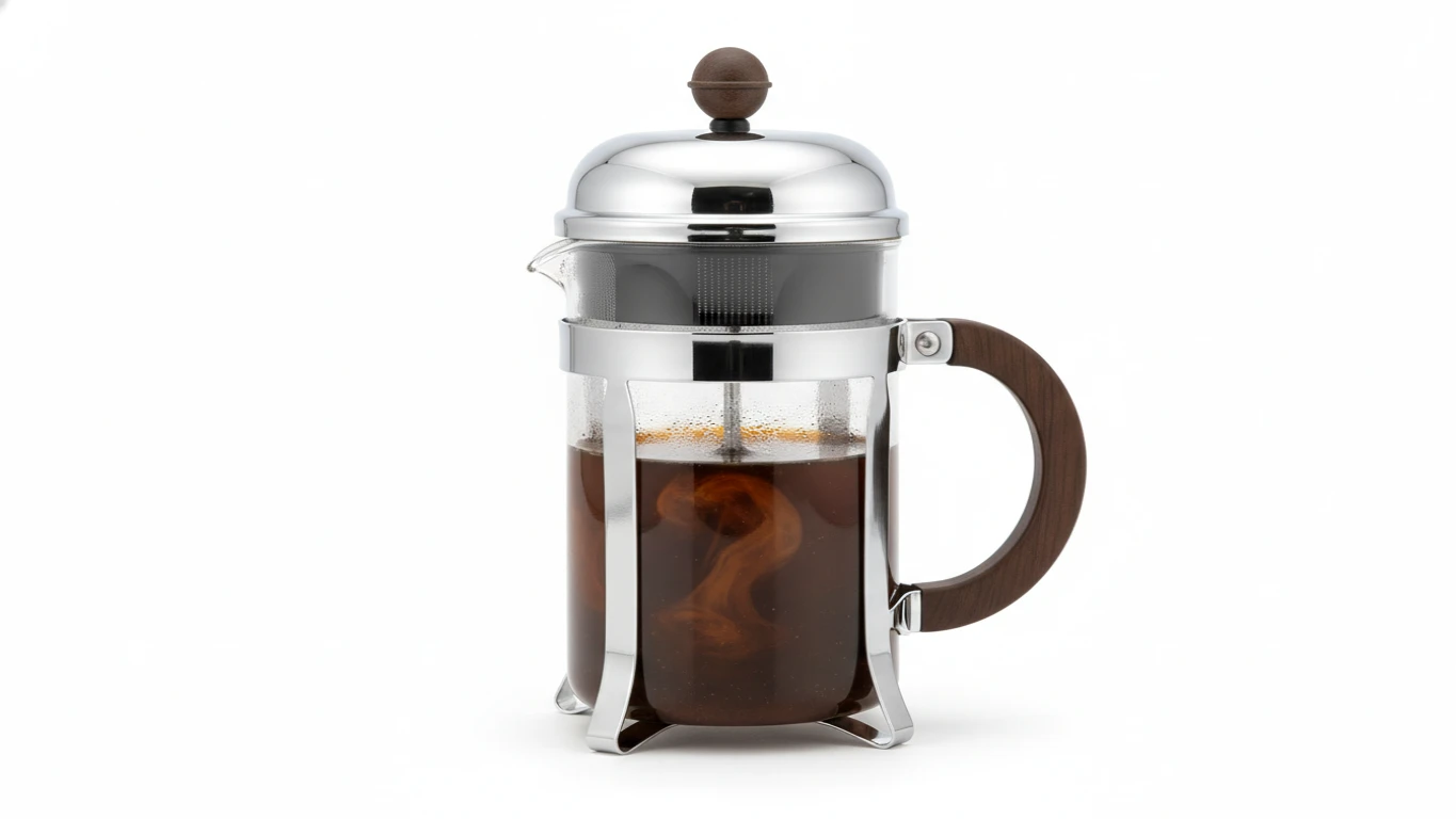 Cafeteira Prensa Francesa de Vidro Premium