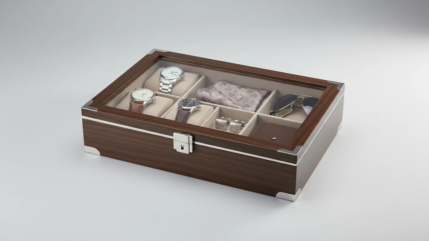 Caixa Organizadora de Acessórios Masculinos