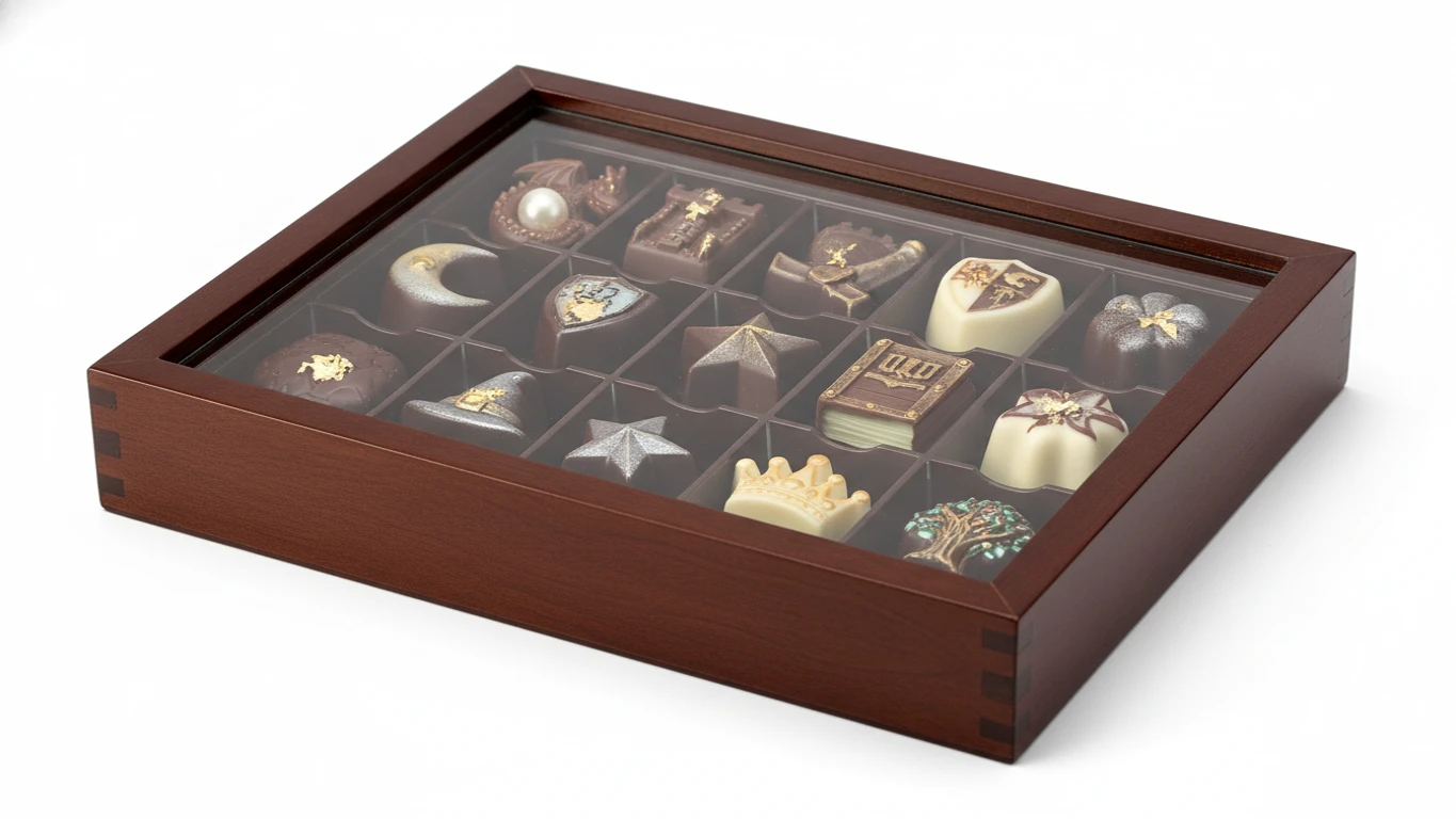 Caixa de Chocolates Finos Temáticos