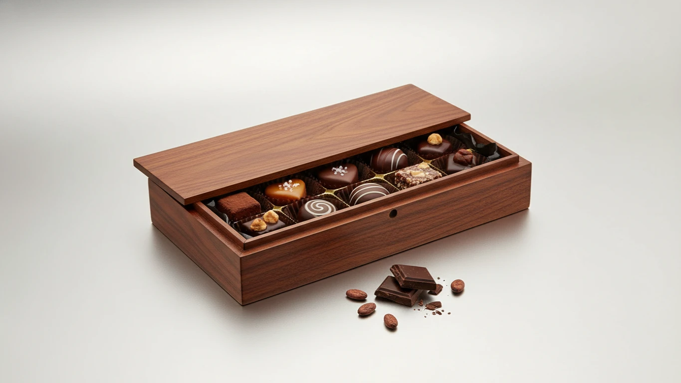 Caixa de Chocolates Finos e Artesanais