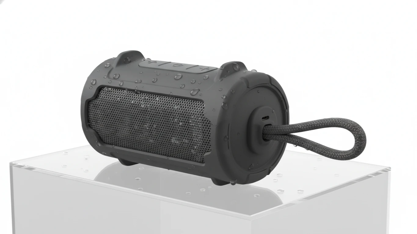 Caixa de Som Portátil Impermeável