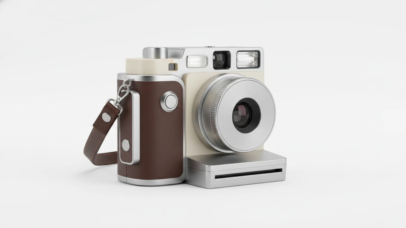 Câmera Instantânea Analógica Estilosa