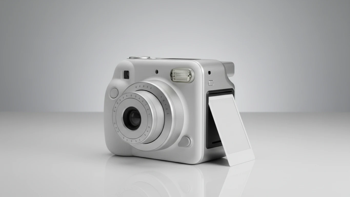 Câmera Instantânea com Impressão Simples