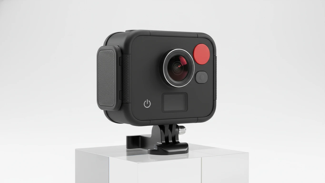 Câmera de Ação Esportiva Compacta