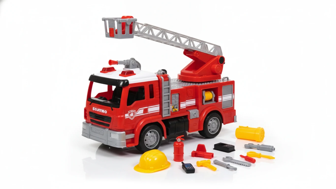 Caminhão de Bombeiro Grande com Acessórios
