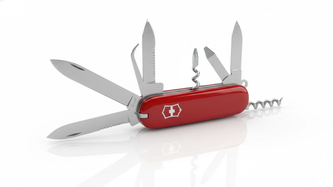 Canivete Multiuso Suíço com Funções Essenciais