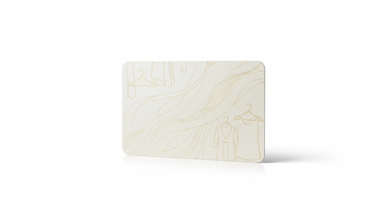 Cartão Presente para Loja de Roupas Finas