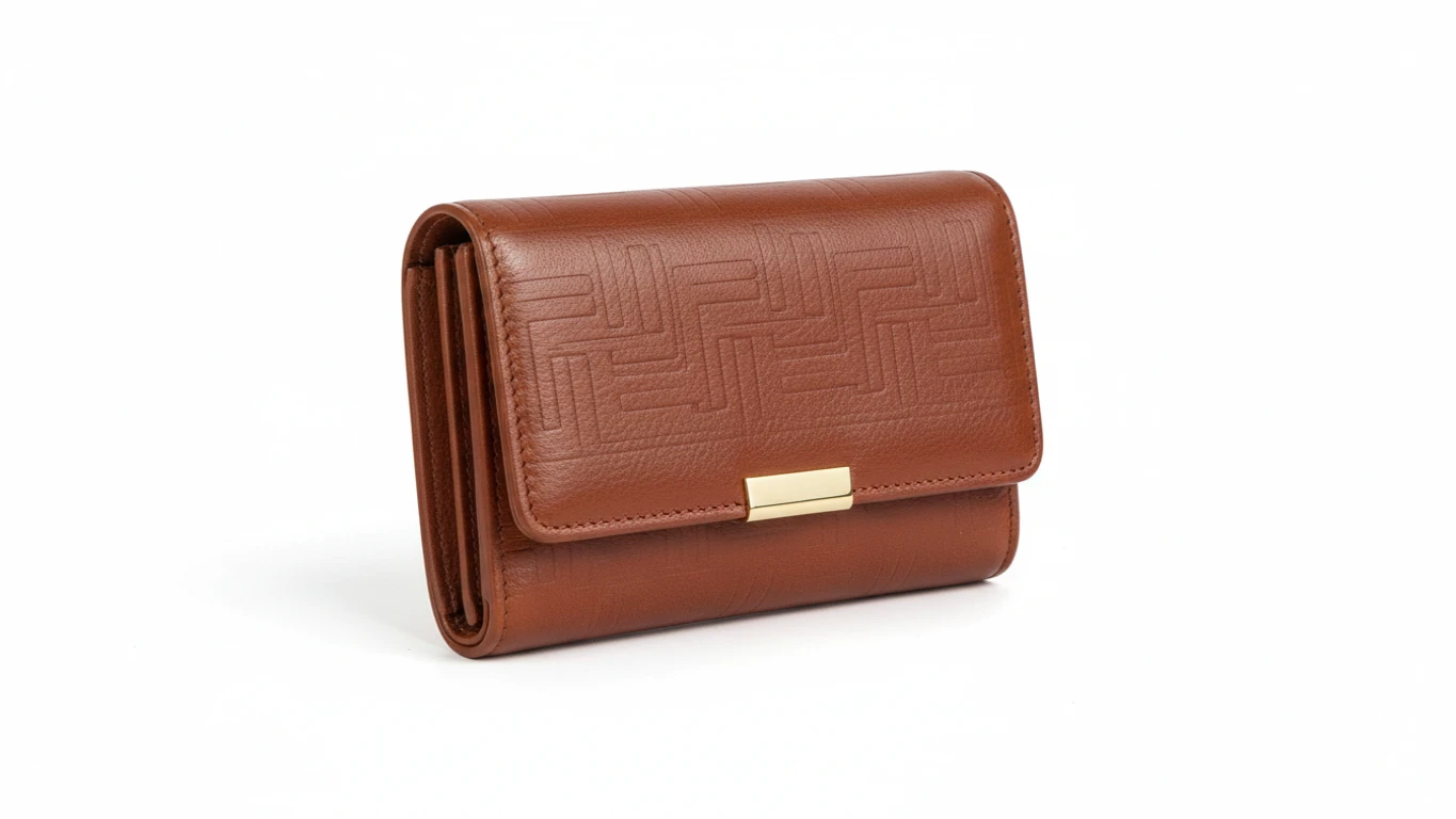 Carteira Feminina Compacta em Couro