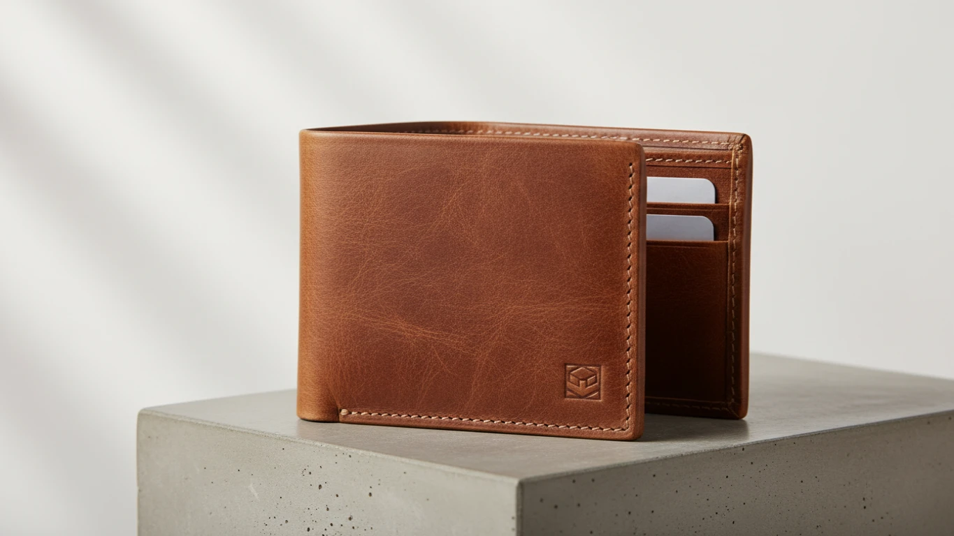 Carteira Masculina de Couro Antifurto