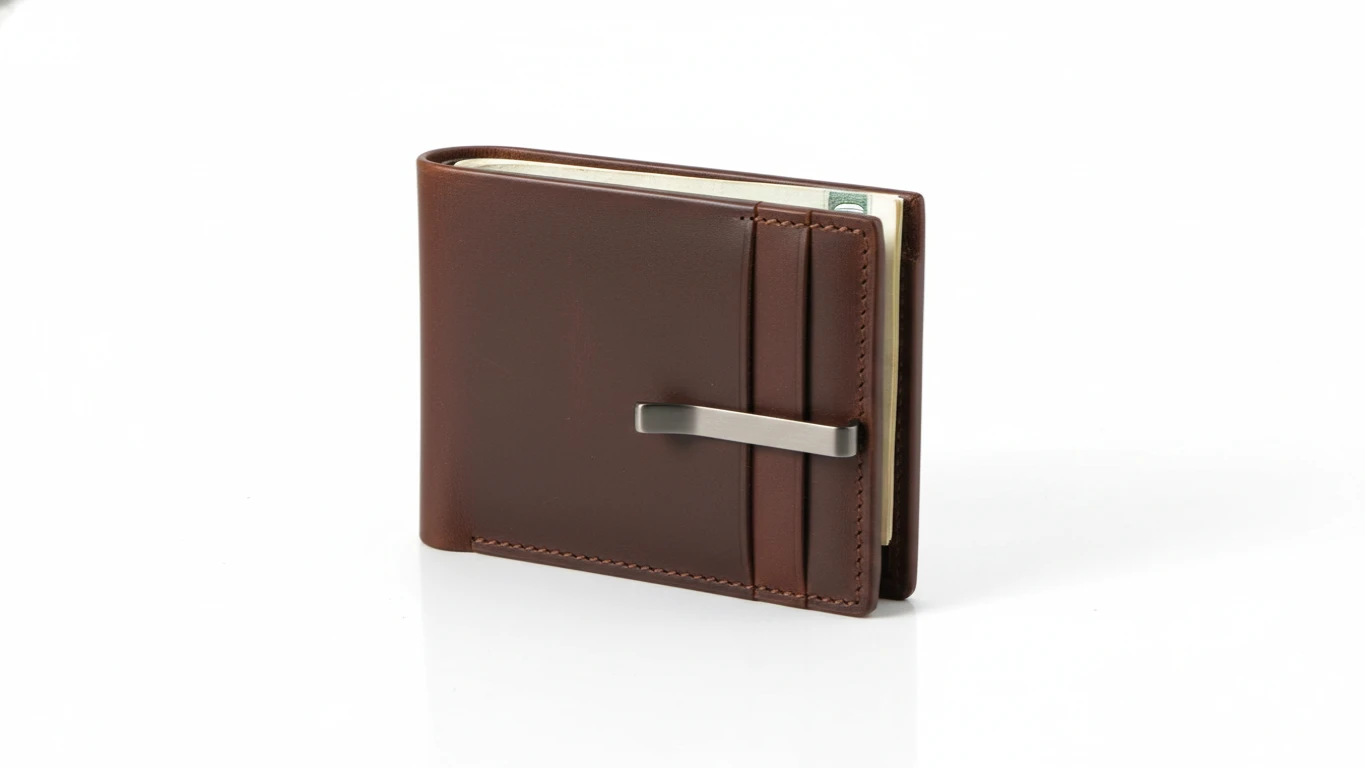 Carteira de Couro Minimalista Elegante