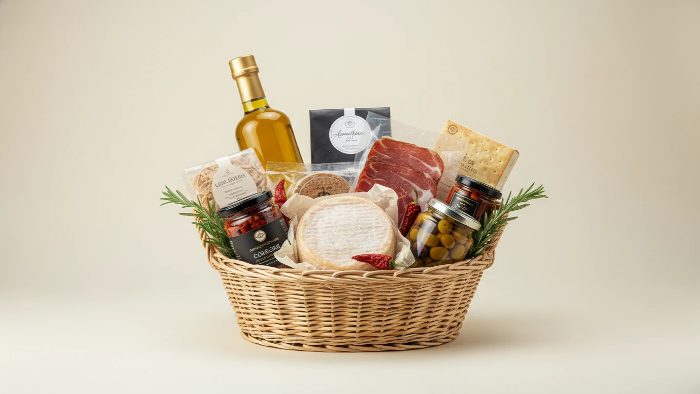 Cesta de Produtos Gourmet Selecionados