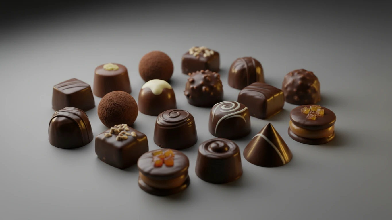 Chocolates Finos Artesanais Variados