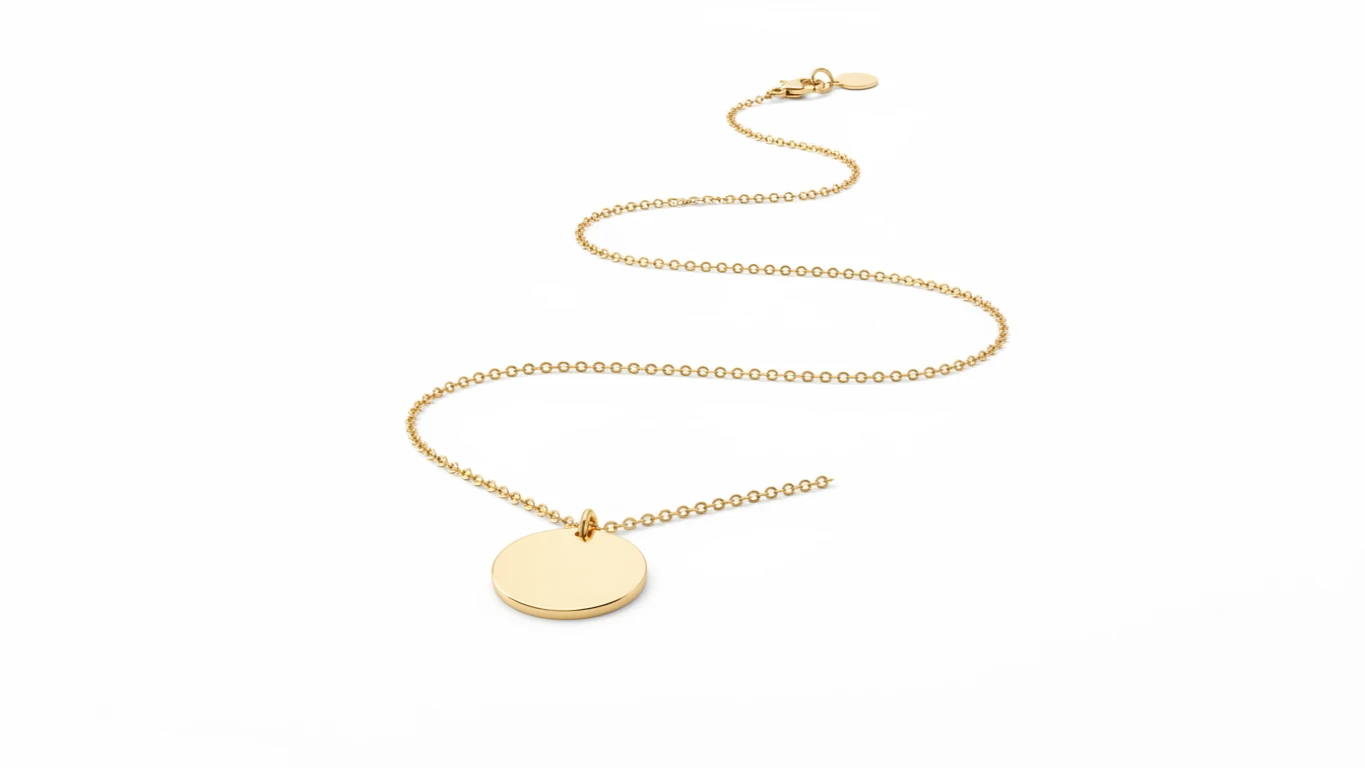 Colar Delicado com Pingente Personalizável