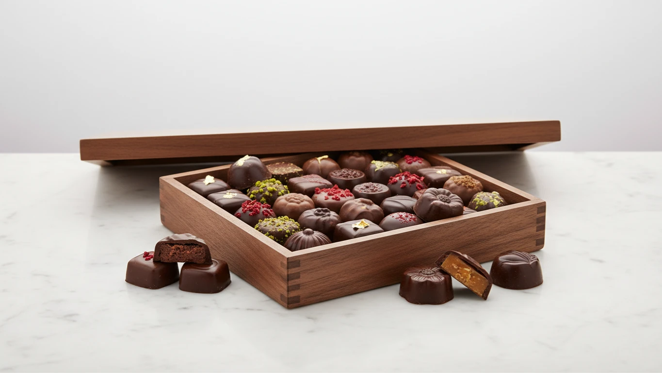 Coleção de Chocolates Finos e Artesanais