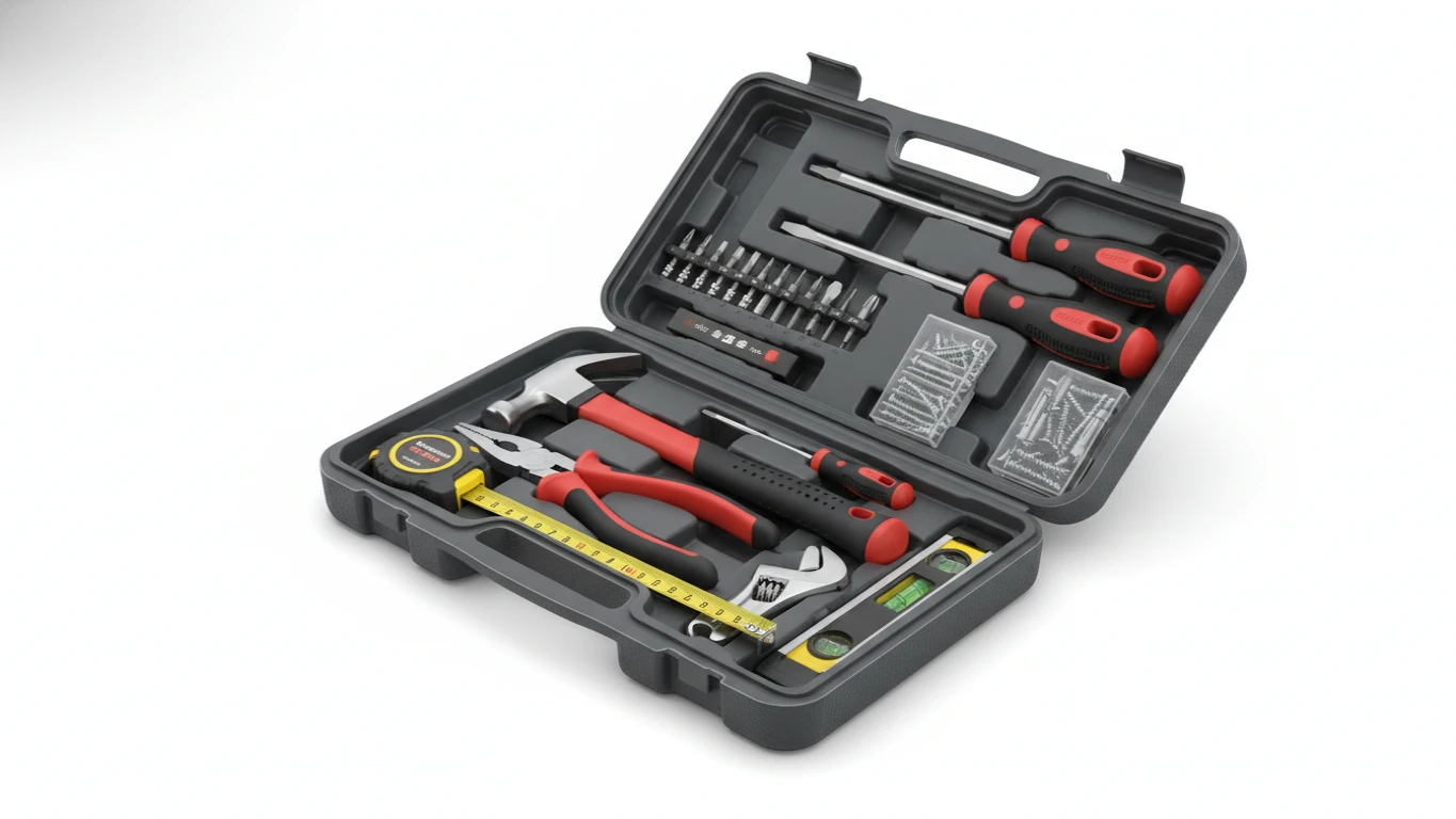 Conjunto Básico de Ferramentas para Casa
