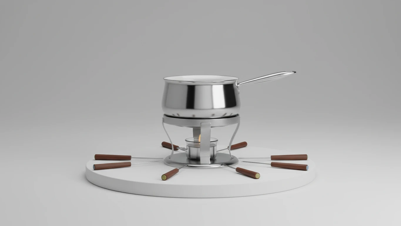 Conjunto Elegante para Fondue