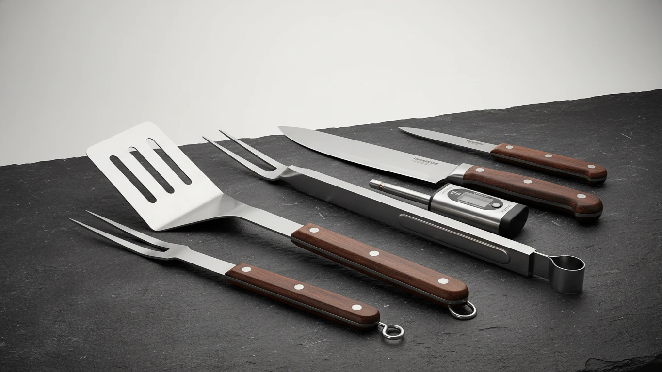Conjunto Premium de Utensílios para Churrasco