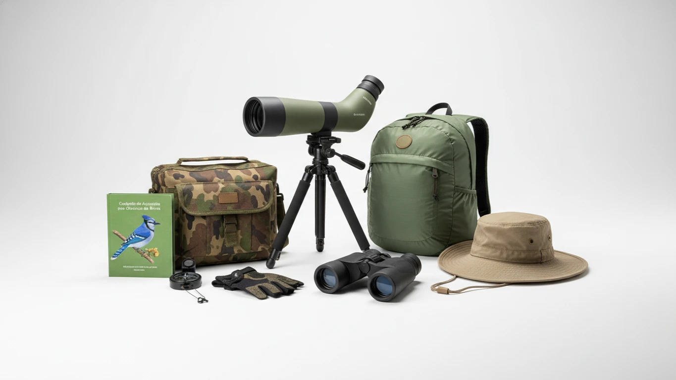 Conjunto de Acessórios para Observação de Aves