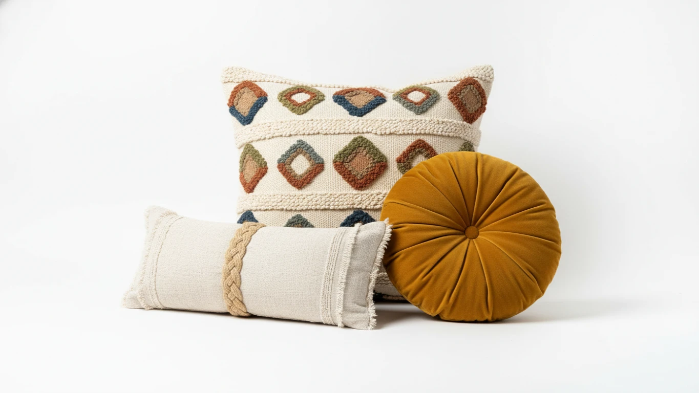 Conjunto de Almofadas Decorativas Artesanais