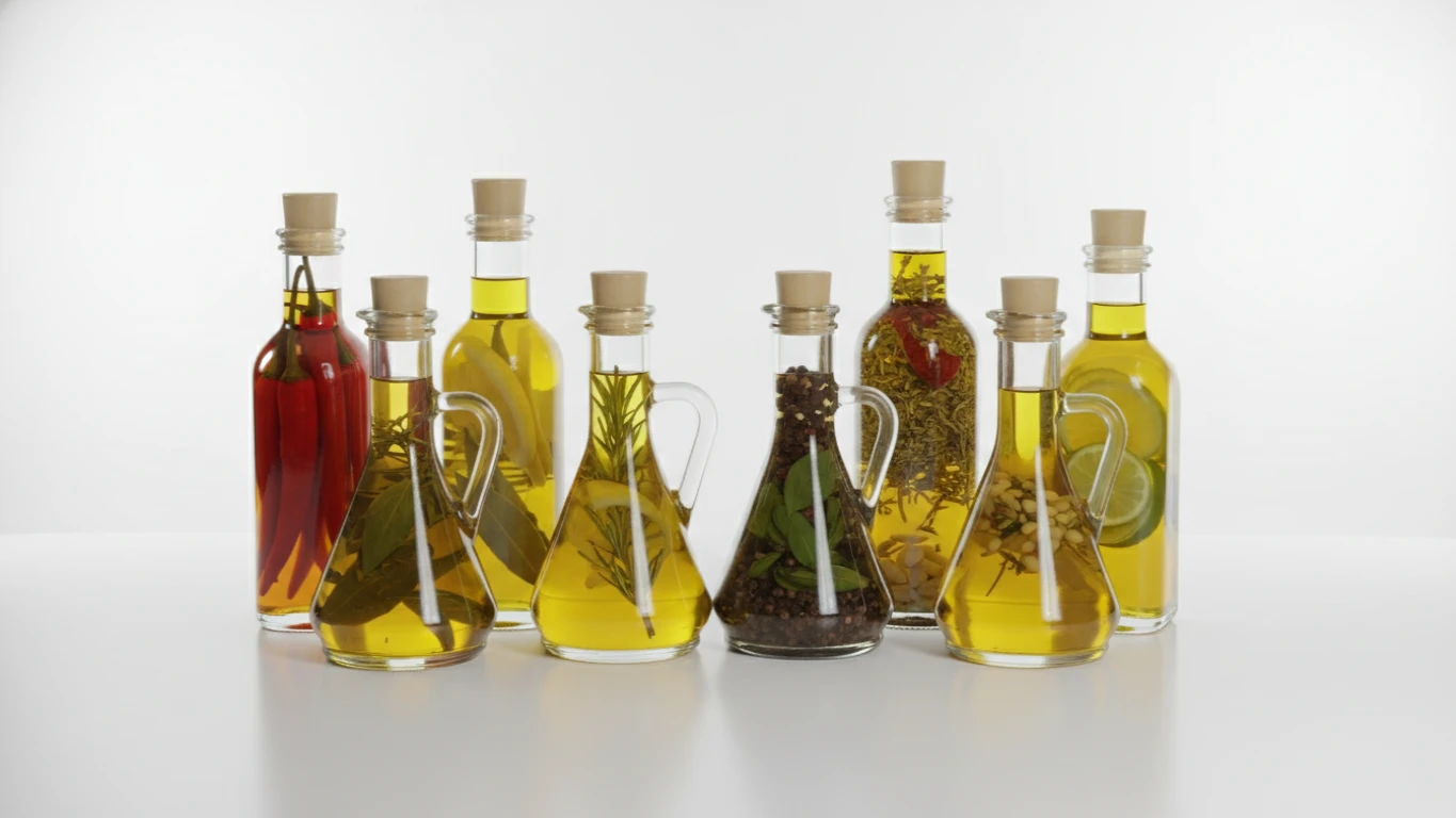 Conjunto de Azeites Aromatizados Artesanais