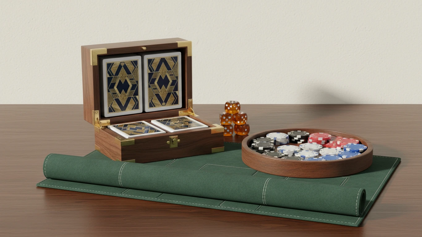 Conjunto de Baralho e Jogos de Mesa
