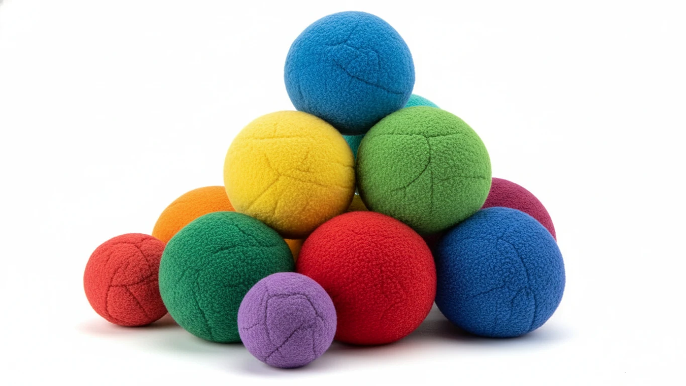 Conjunto de Bolas Macias e Coloridas