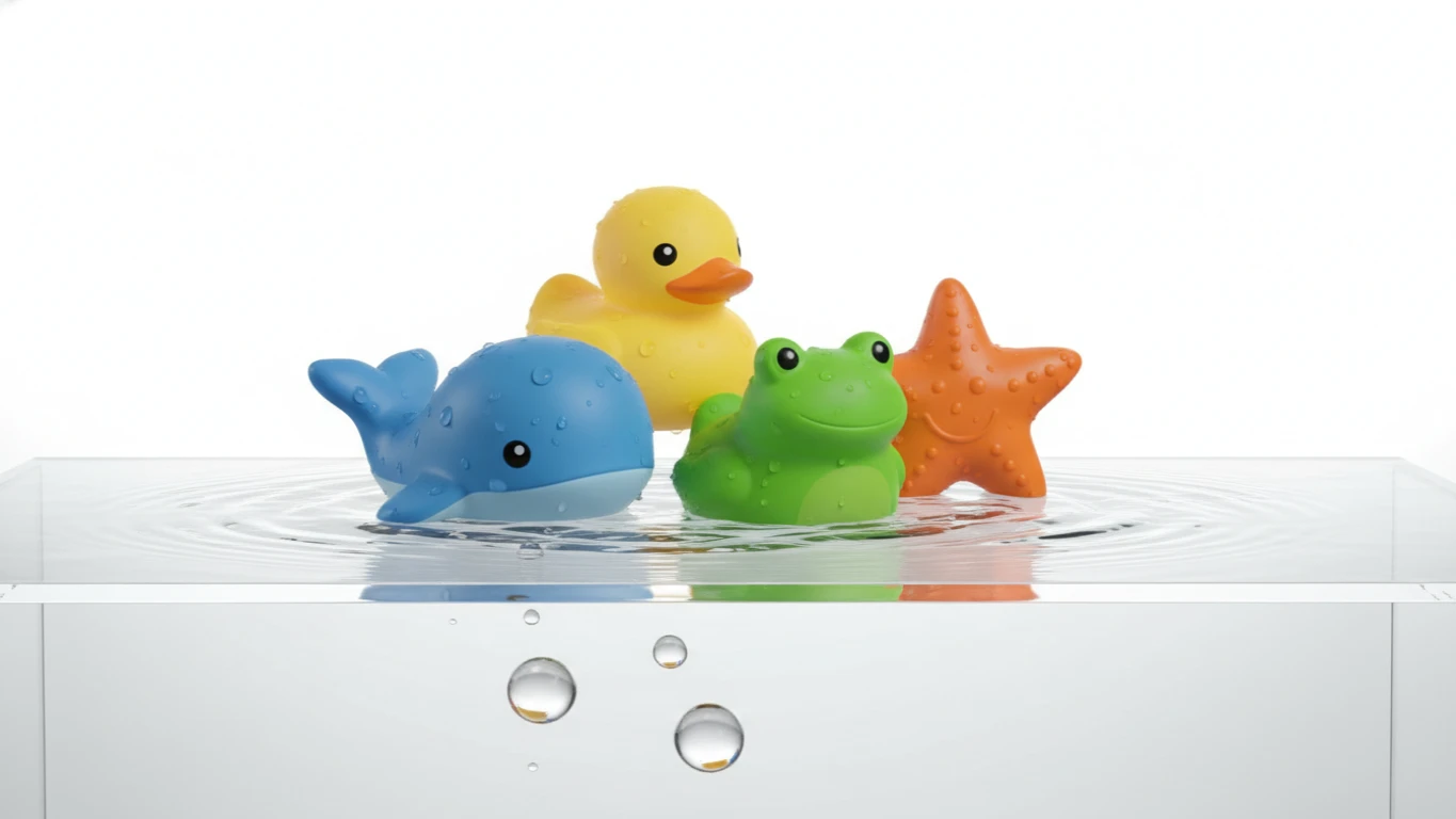 Conjunto de Brinquedos de Banho Flutuantes