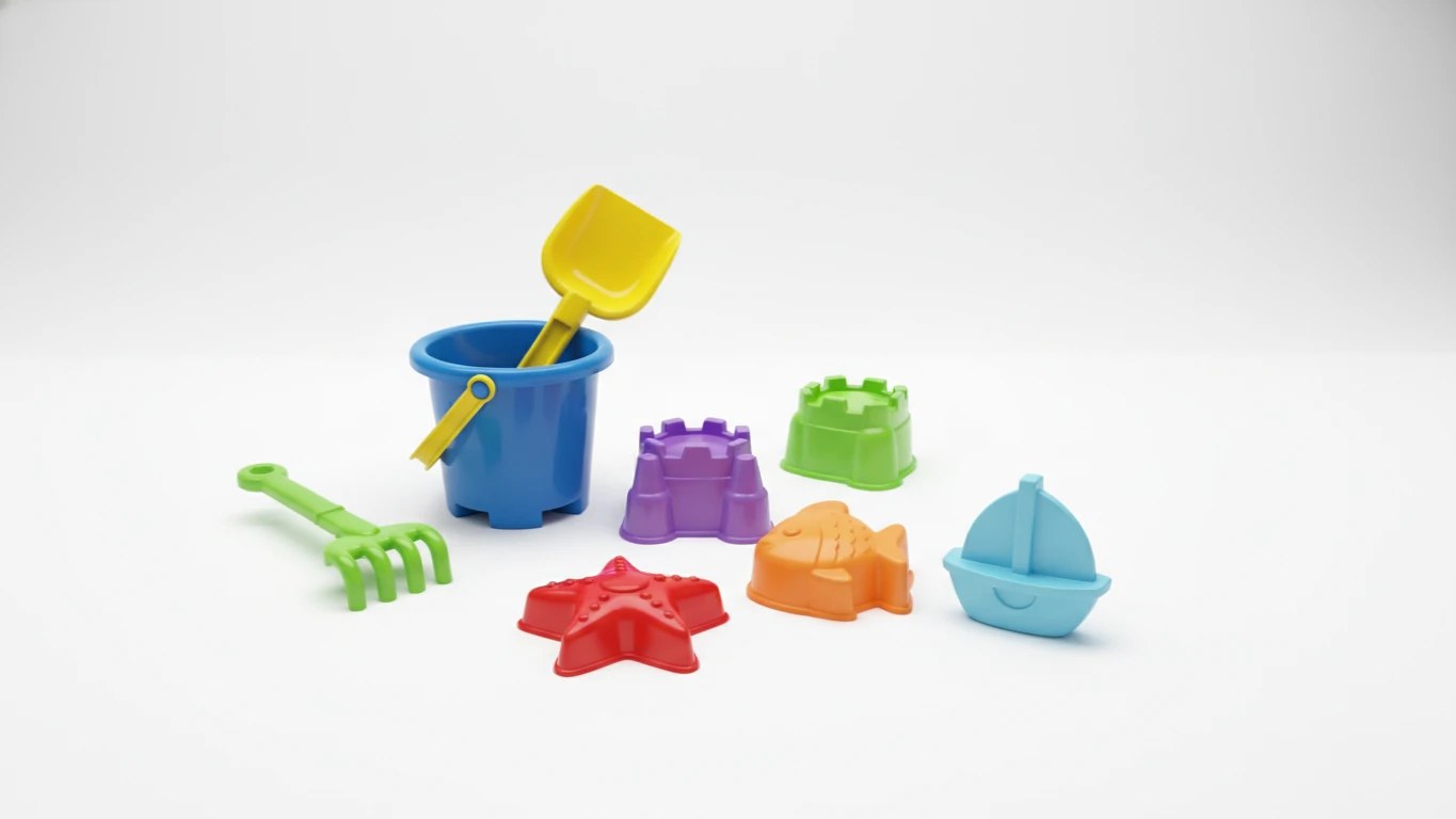Conjunto de Formas e Cortadores para Areia e Água