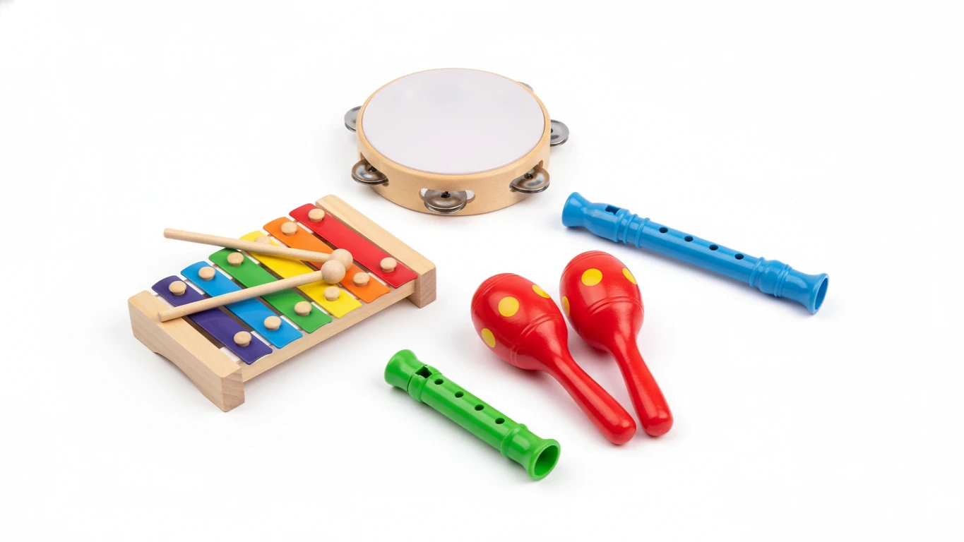 Conjunto de Instrumentos Musicais de Brinquedo