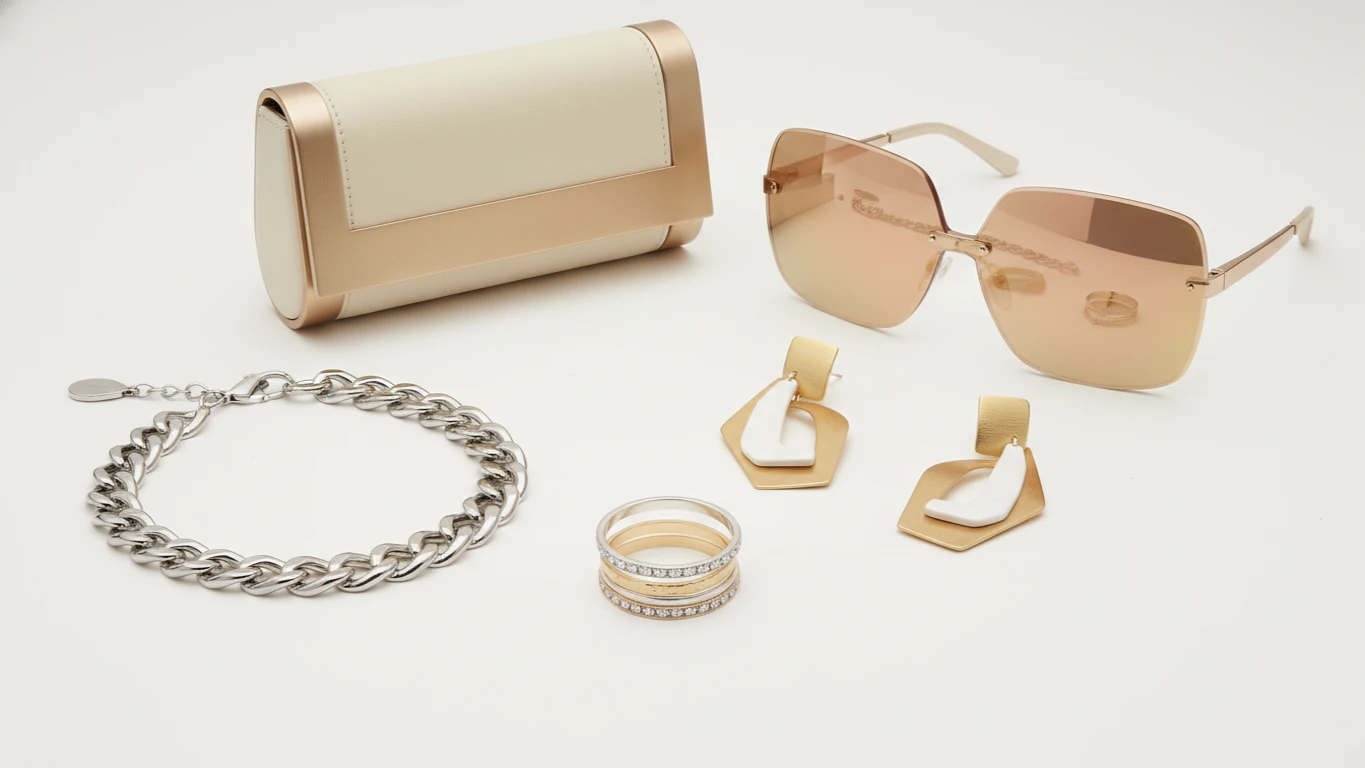 Conjunto de Joias e Acessórios Modernos