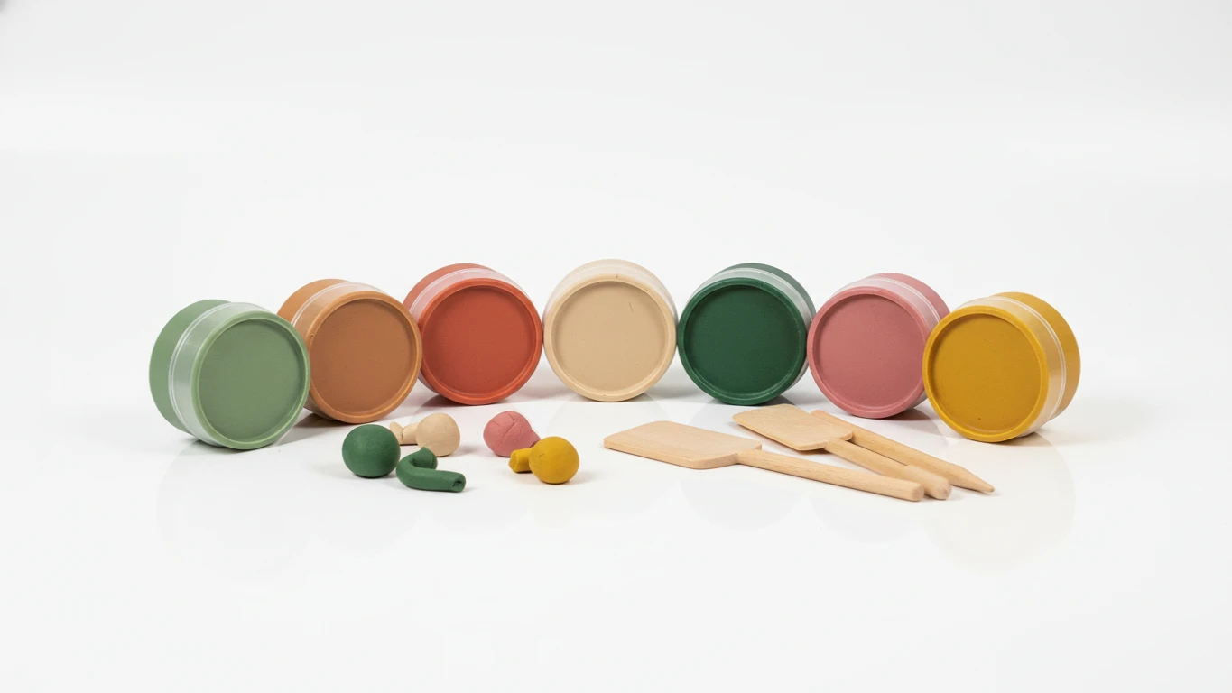 Conjunto de Massinha de Modelar Orgânica