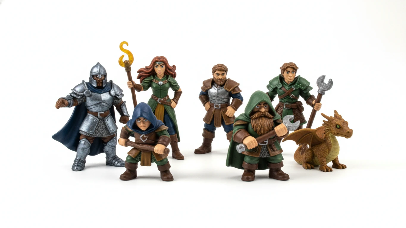 Conjunto de Mini Figuras Colecionáveis (Temático)