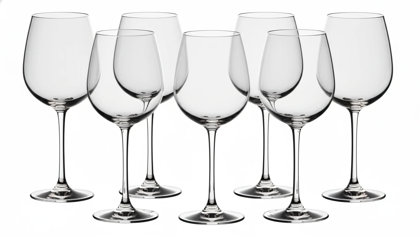 Conjunto de Taças de Vinho Cristalino