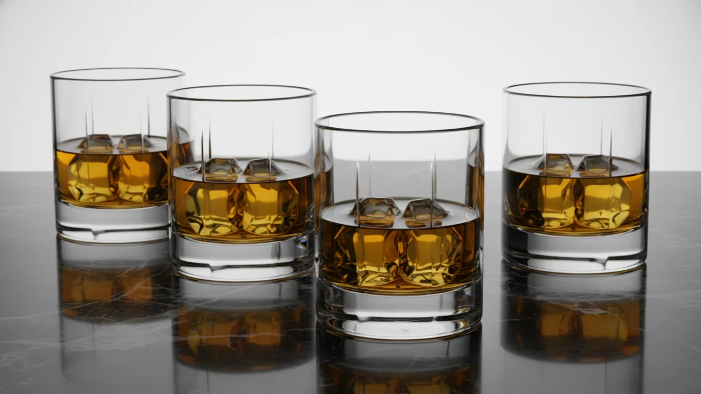 Conjunto de Taças para Whisky Sofisticadas