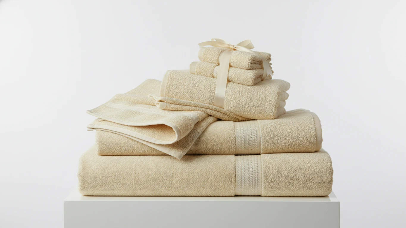 Conjunto de Toalhas de Banho Luxuosas em Algodão Egípcio