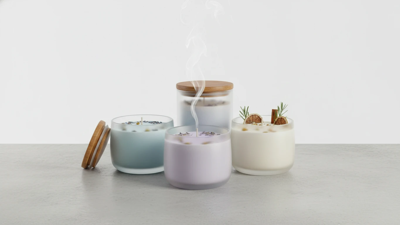Conjunto de Velas Aromáticas Relaxantes