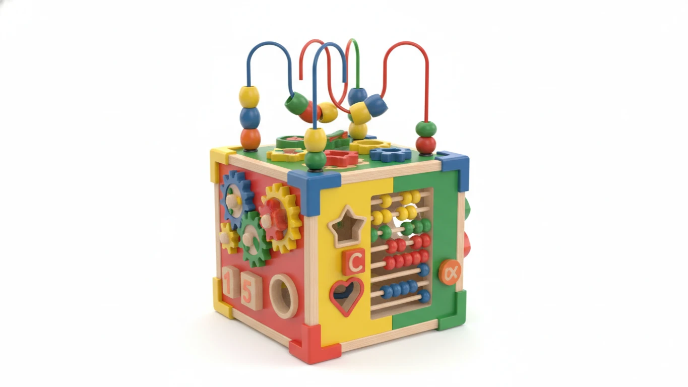 Cubo Didático Grande de Múltiplas Faces