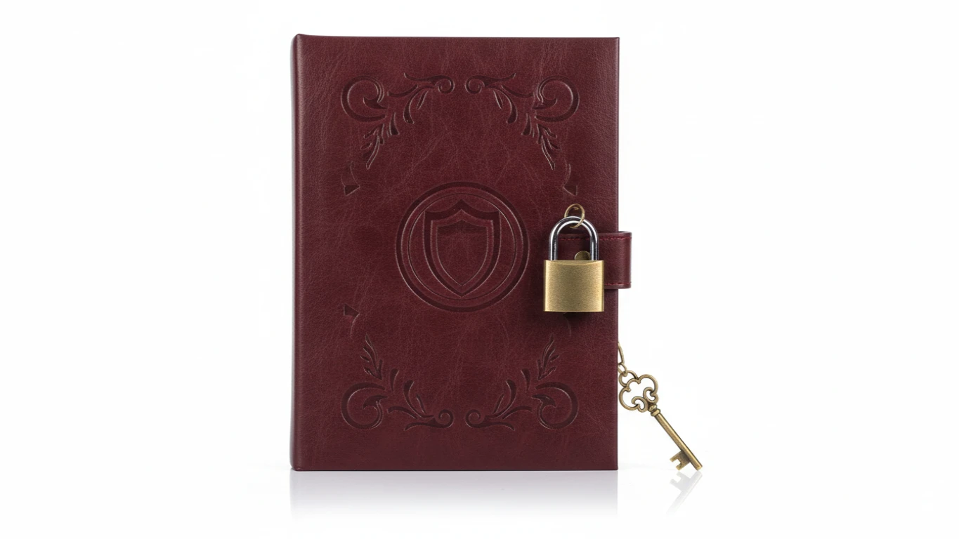 Diário Secreto com Cadeado e Chave