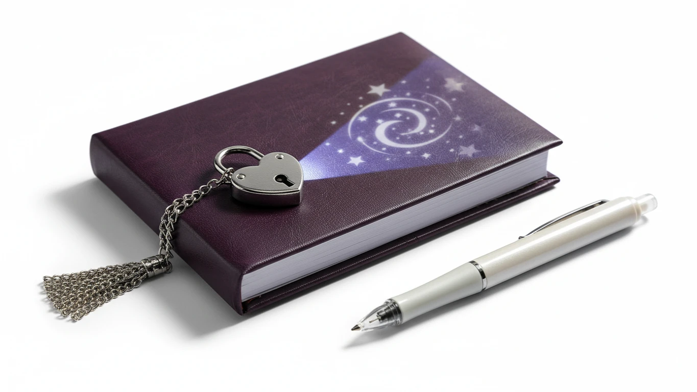 Diário Secreto com Chave ou Caneta Invisível