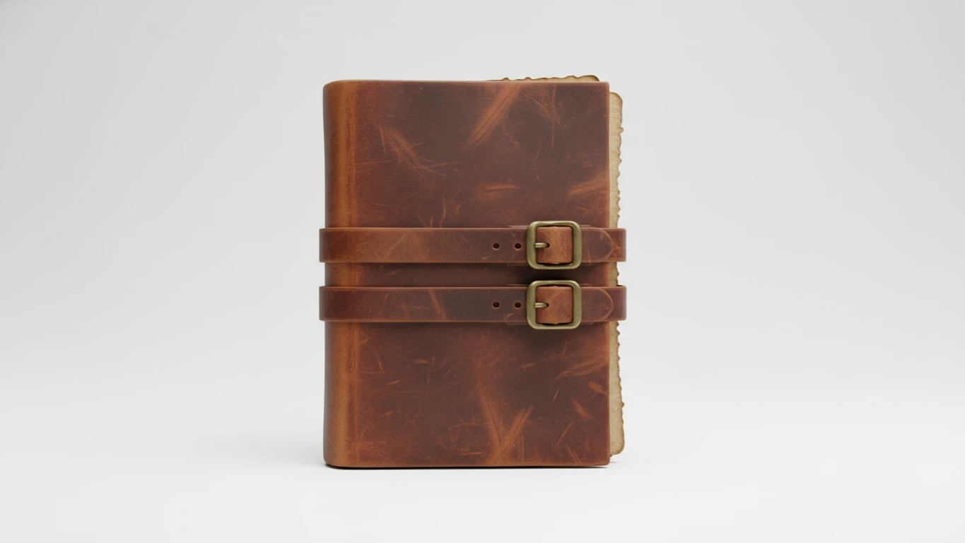 Diário de Bordo em Couro