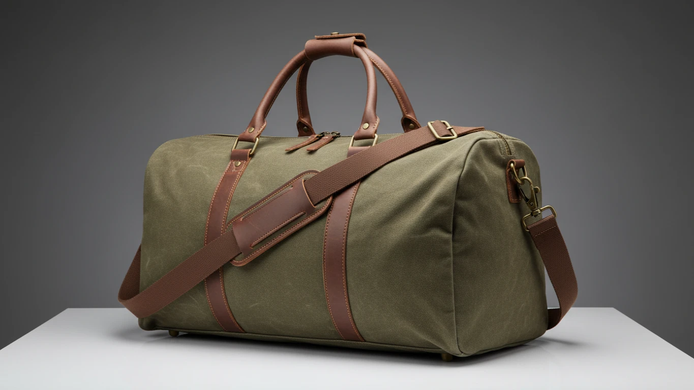 Duffle Bag de Viagem em Lona Resistente