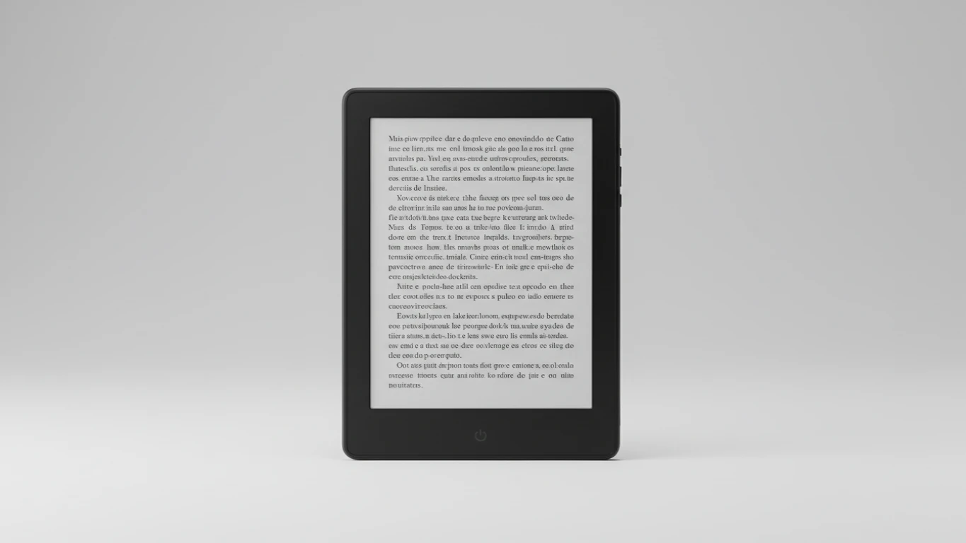 E-Reader Leve e Conectado