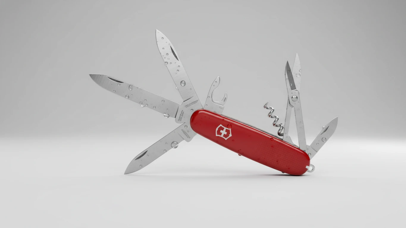 Faca Multiuso de Bolso (Canivete Suíço)