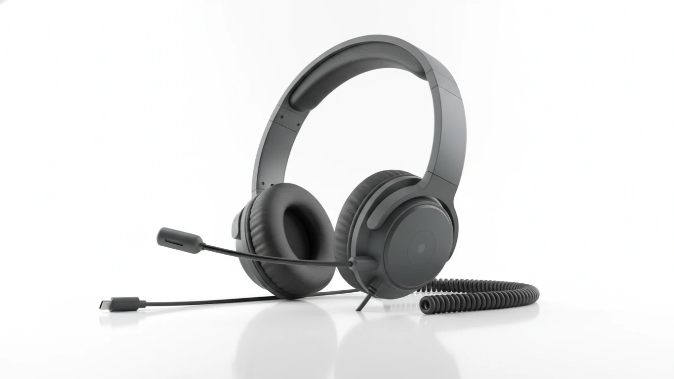 Fone de Ouvido com Microfone para Conferências