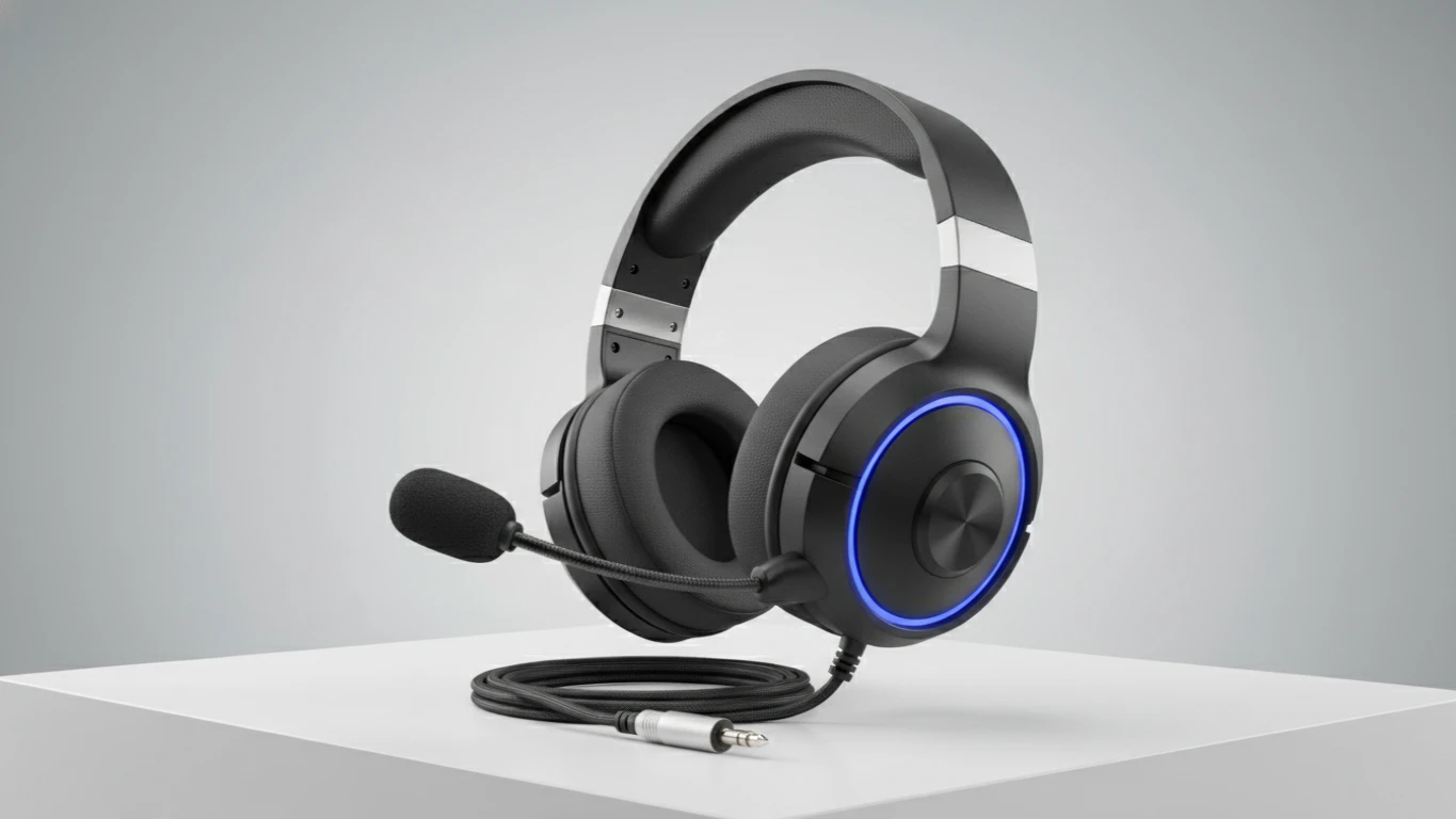 Fone de Ouvido para Jogos Imersivo com Microfone