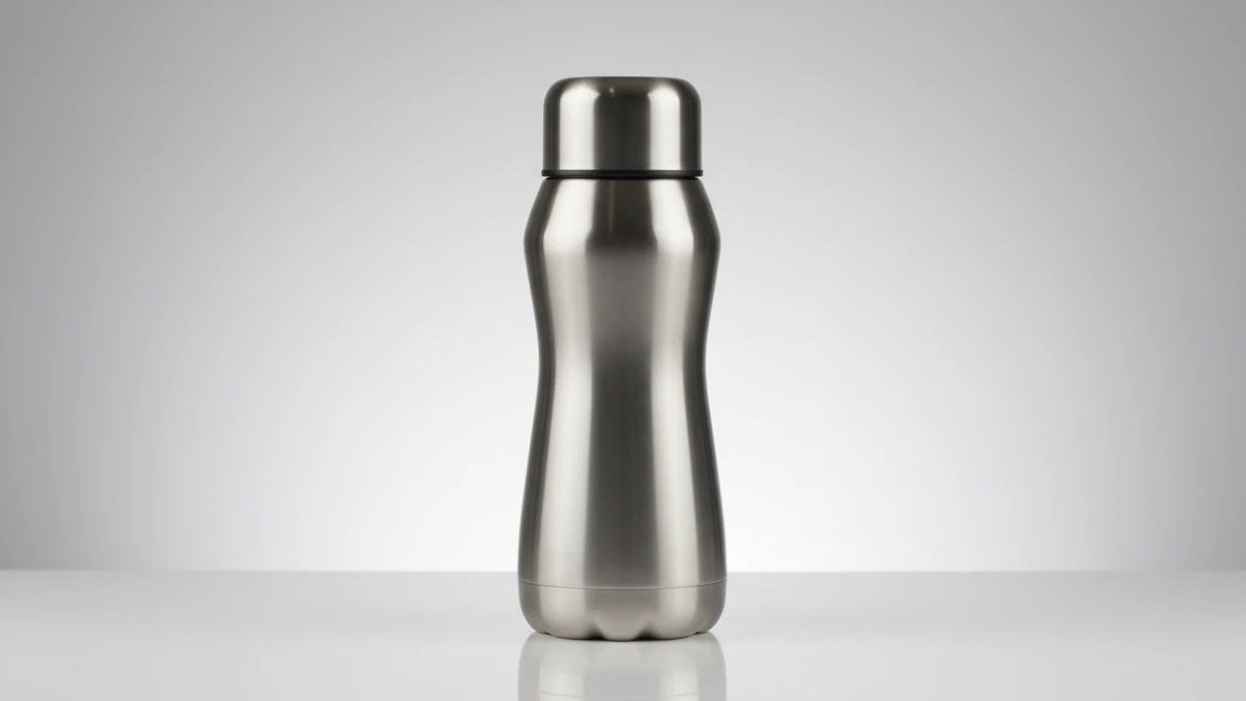Garrafa Térmica Estilosa de Aço Inoxidável