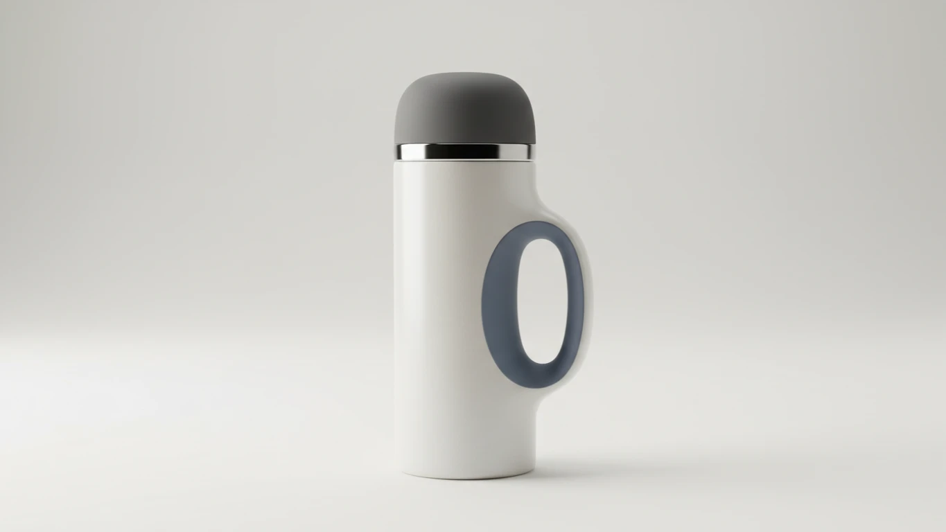 Garrafa Térmica Reutilizável de Design